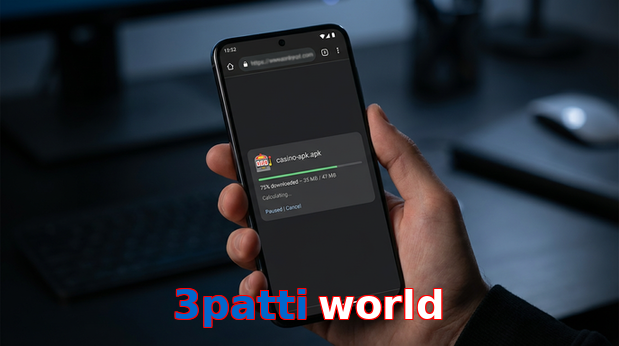 Main screen of 3Patti World apk page for PK players