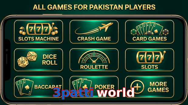 Main screen of 3Patti World games page for PK players