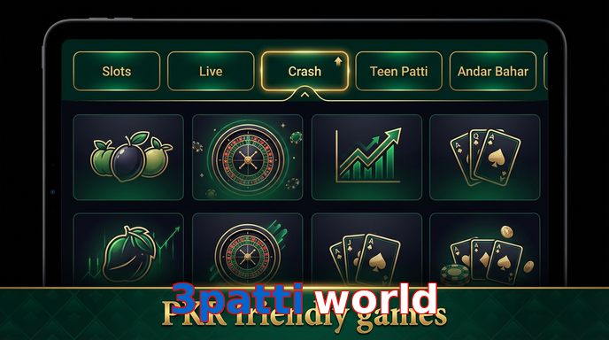 Game list for 3Patti World games section